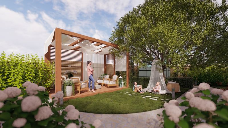 Студенческая работа — A-frame домики зимой